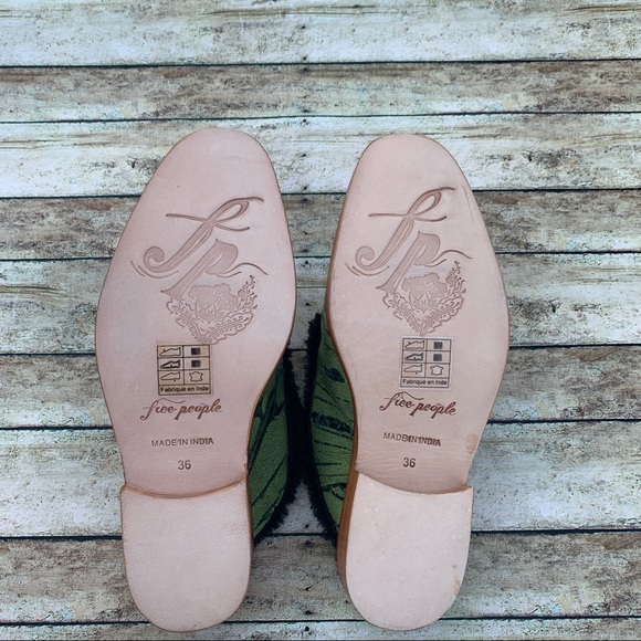 Free people butterfly faux fur lined mule - Picture 11 of 15